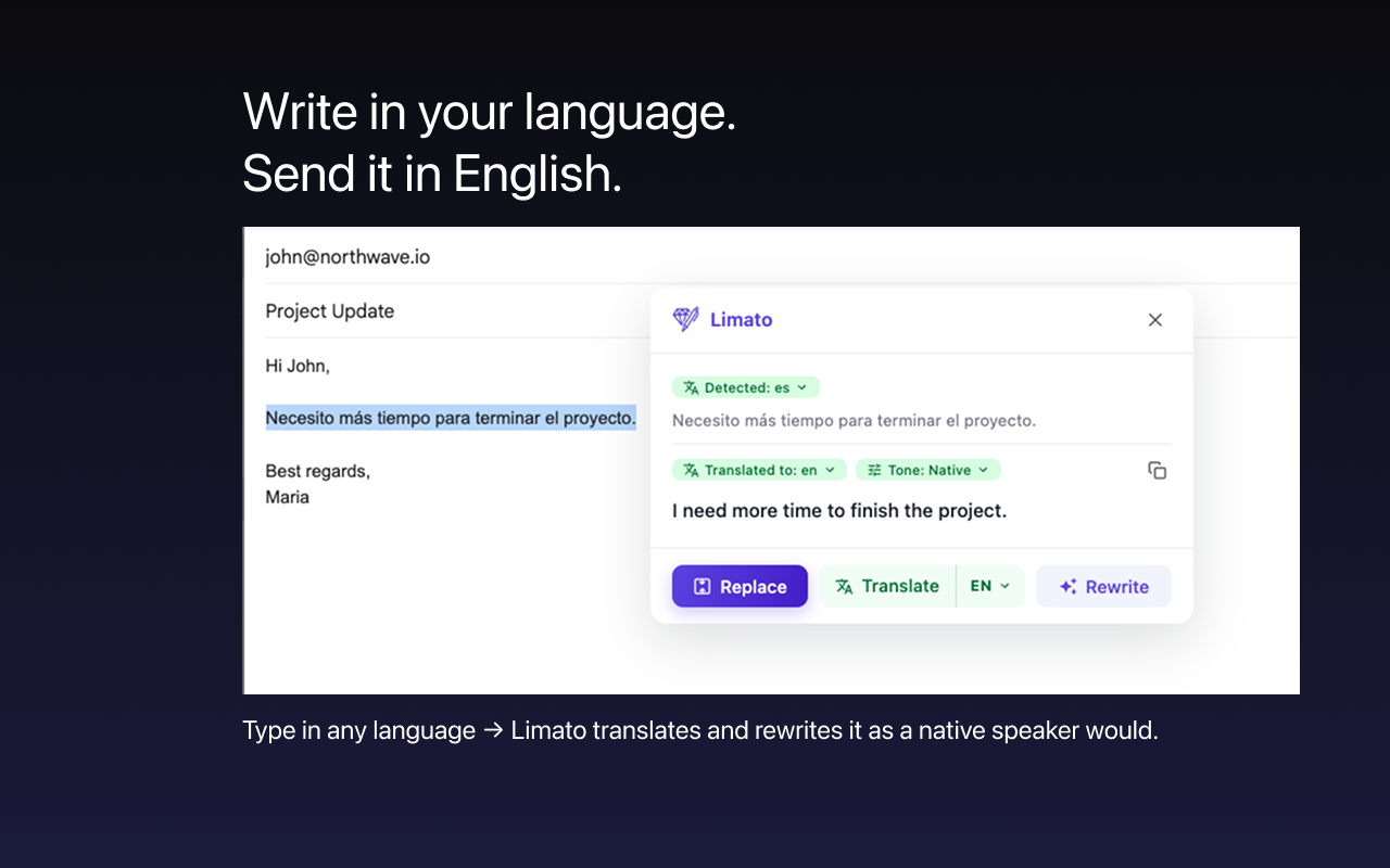 Limato screenshot