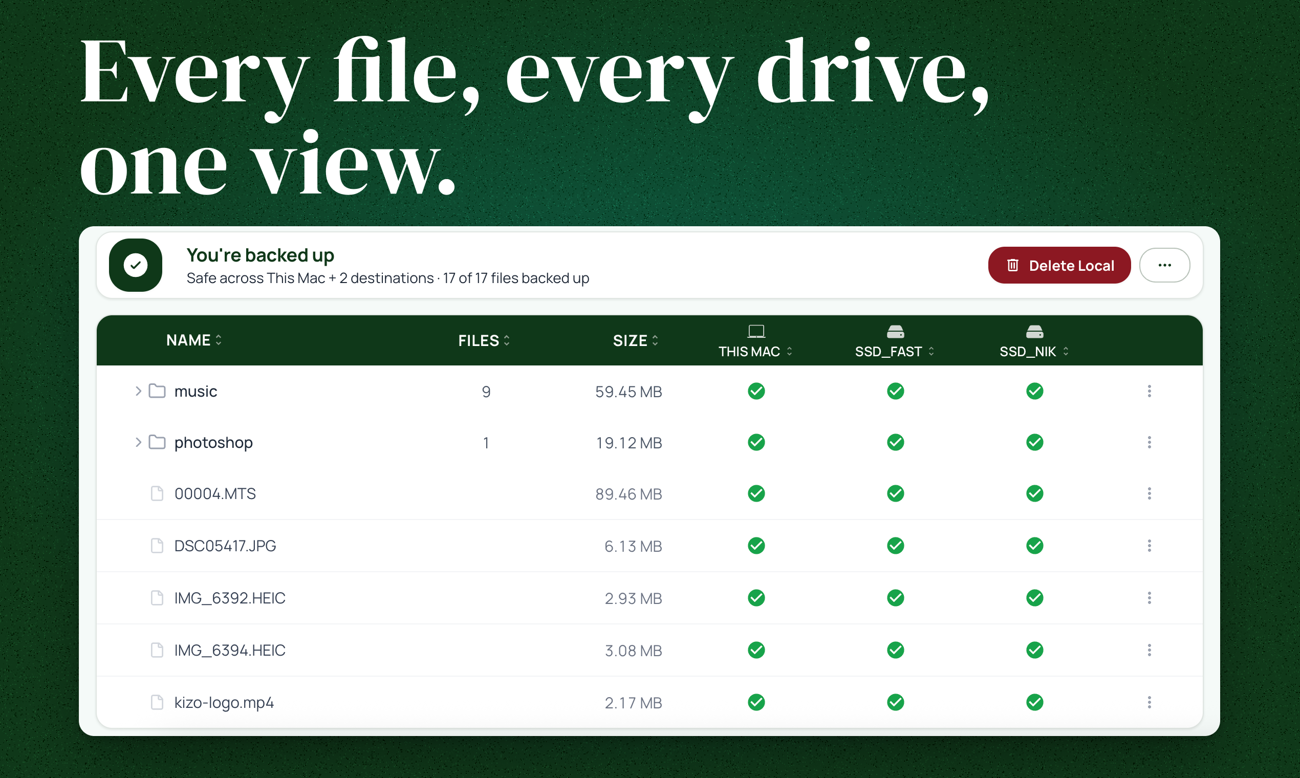 Tusk Backup screenshot