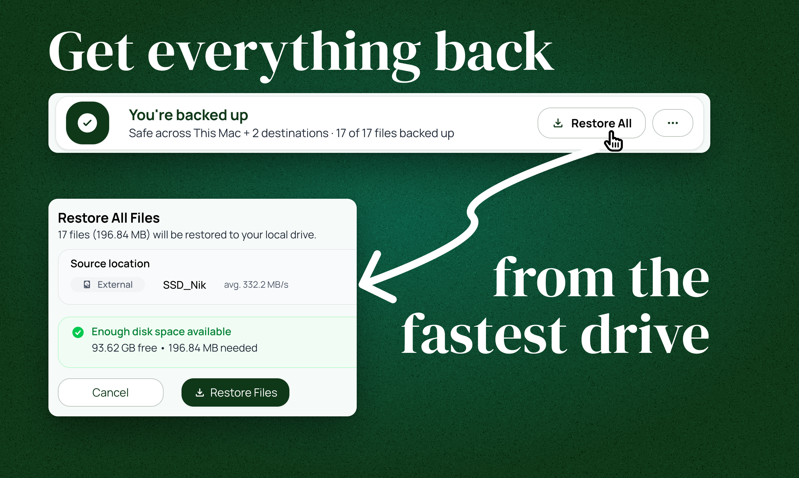 Tusk Backup screenshot